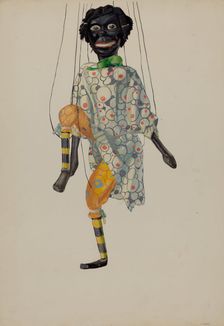 Marionette - "Topsy", c. 1936. Creator: Joseph Shapiro