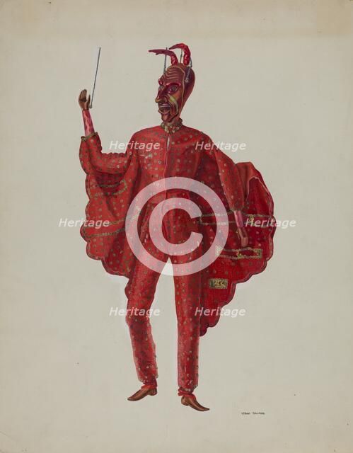 Marionette, c. 1938. Creator: Verna Tallman.