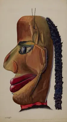Marionette (Detail), c. 1937. Creator: Elmer Weise
