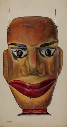 Marionette (Detail), c. 1937. Creator: Elmer Weise