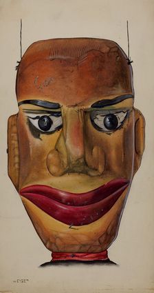 Marionette (Detail), c. 1937. Creator: Elmer Weise