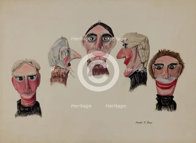 Marionette (Details), c. 1937. Creator: Frank Gray.