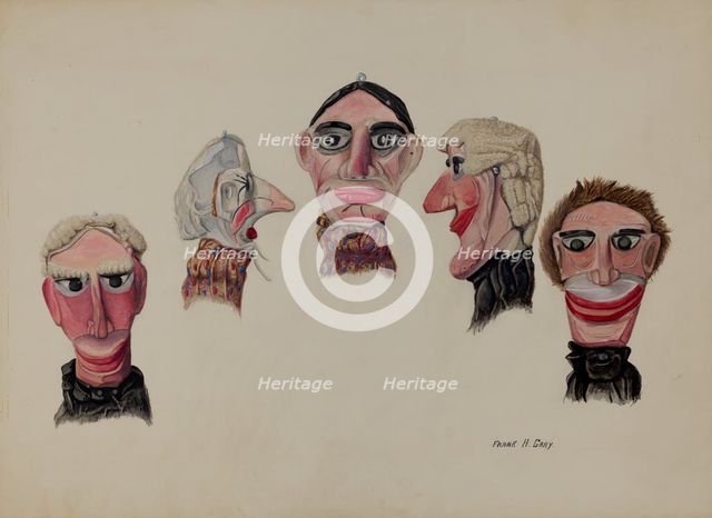 Marionette (Details), c. 1937. Creator: Frank Gray.