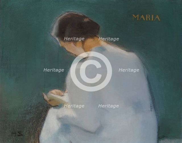 Maria, 1909. Creator: Helene Schjerfbeck.