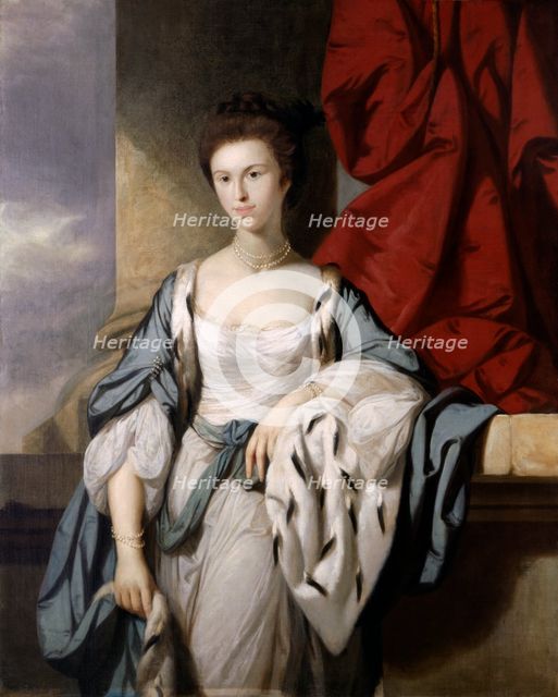 'Maria Constantina Trevor, Countess of Suffolk', 18th century. Artist: Katherine Read.