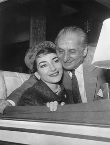 Maria Callas, American-born Greek opera singer, c1950s(?). Creator: Unknown