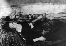 Maria Callas in the film version of Medea 1969. Creator: Unknown