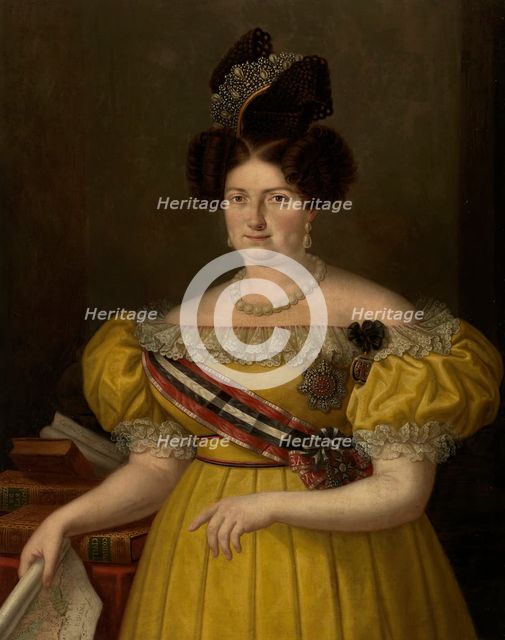 Maria Christina of the Two Sicilies, 1834.  Creator: Carlos Blanco.