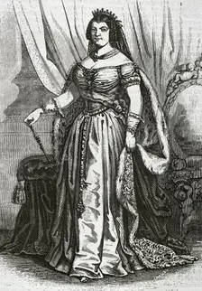 Maria Cristina das Duas Sicílias, (1806-1878), 1853. Creator: Unknown