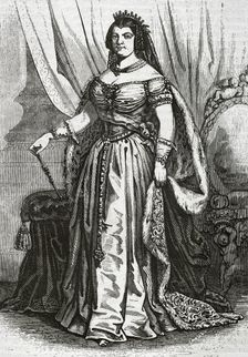 Maria Cristina das Duas Sicílias, (1806-1878), 1853. Creator: Unknown