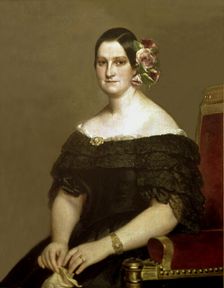 Maria Cristina de Borbón-Dos Sicilias, portrait of 1841