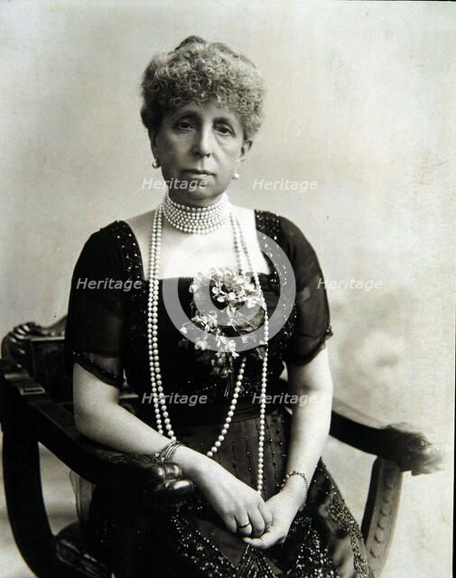 Maria Cristina of Hasburg (1858-1929), queen and regent of Spain, wife of Alphonse XII.