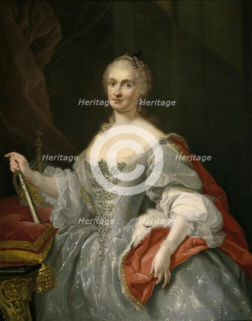 Maria Amalia of Saxony (1724–1760), Queen of Naples. Artist: Bonito, Giuseppe (1707-1789)