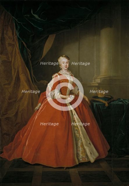 Maria Amalia of Saxony, 1738. Creator: Louis de Silvestre.