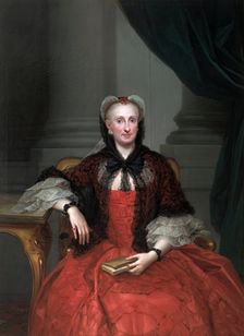 Maria Amalia of Saxony, c1767. Creator: Anton Raphael Mengs