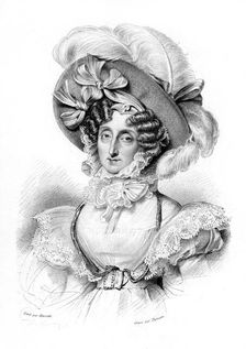 Maria Amalia of the Two Sicilies, 19th century.Artist: Thomson