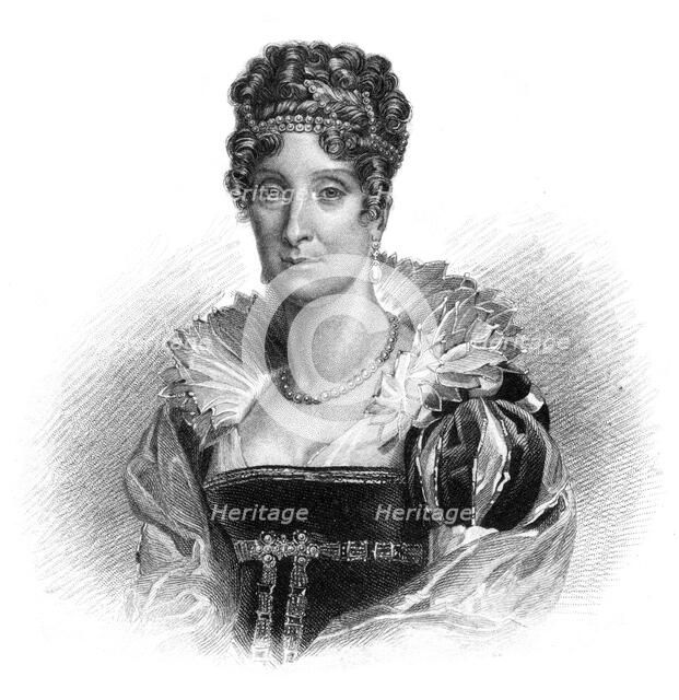 Maria Amalia of the Two Sicilies, consort to King Louis-Philippe, 1830.Artist: Dean