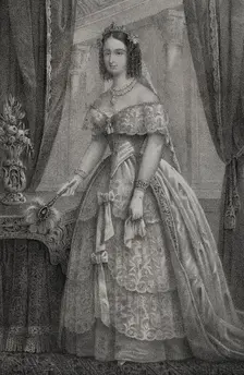 Maria Antonia of the Two Sicilies, (1814-1898), Grand Duchess consort of Tuscany (1833-1859), 1852. Creator: Julio Donón