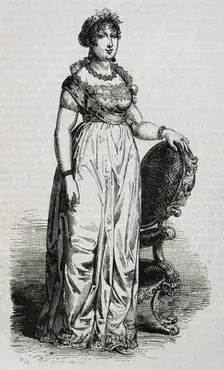 Maria Antonia of Naples and Sicily, (1784-1806), Princess of Asturias as the first wife of..., 1853. Creator: Bernardo Rico