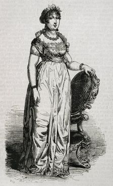 Maria Antonia of Naples and Sicily, (1784-1806), Princess of Asturias as the first wife of..., 1853. Creator: Bernardo Rico