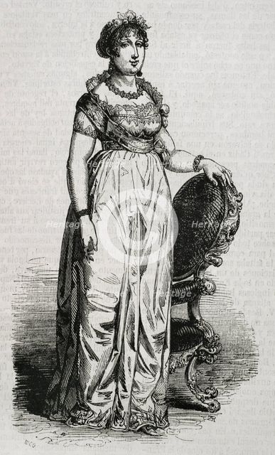 Maria Antonia of Naples and Sicily, (1784-1806), Princess of Asturias as the first wife of..., 1853. Creator: Bernardo Rico.