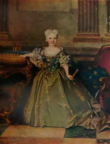 Maria Ana Victoria de Borbon y Farnesio 1724 (c1927). Artist: Nicolas de Largilliere