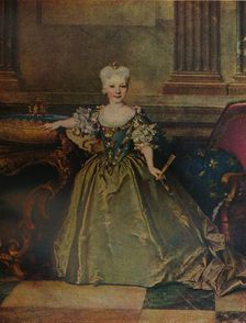 Maria Ana Victoria de Borbon y Farnesio 1724 (c1927). Artist: Nicolas de Largilliere
