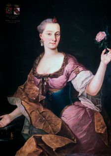 Maria Anna Freyin Von Erberg Ljubljana, c1741-1769. Artist: Fortunat Bergant