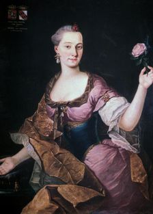 Maria Anna Freyin Von Erberg Ljubljana, c1741-1769. Artist: Fortunat Bergant
