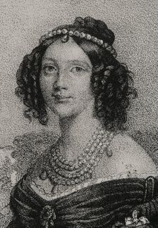 Maria Anna of Bavaria (1805-1877), Queen consort of Saxony, 1852. Creator: J.J. Martinez
