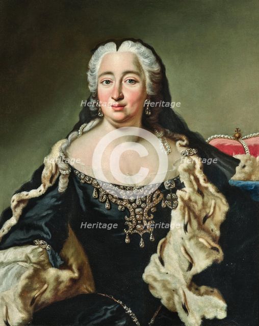 Maria Anna of Neuburg (1693-1751), Countess Palatine of Neuburg and Duchess of Bavaria... Creator: Desmarées, George (1697-1776).