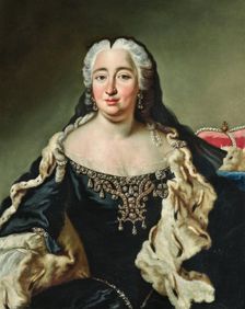 Maria Anna of Neuburg (1693-1751), Countess Palatine of Neuburg and Duchess of Bavaria... Creator: Desmarées, George (1697-1776)