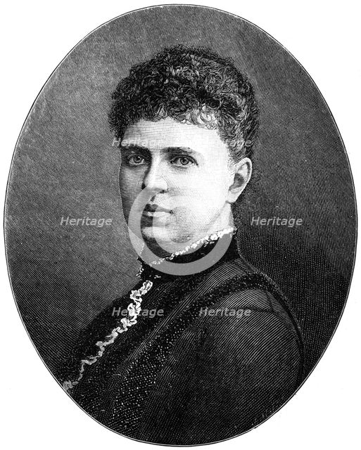 Maria Alexandrovna of Russia, Duchess of Edinburgh, 1900.Artist: W&D Downey