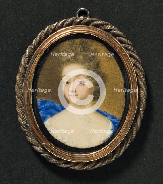Maria Aurora von Königsmarck (1662-1728), countess, draftsman, late 17th-early 18th century. Creator: Elias Brenner.