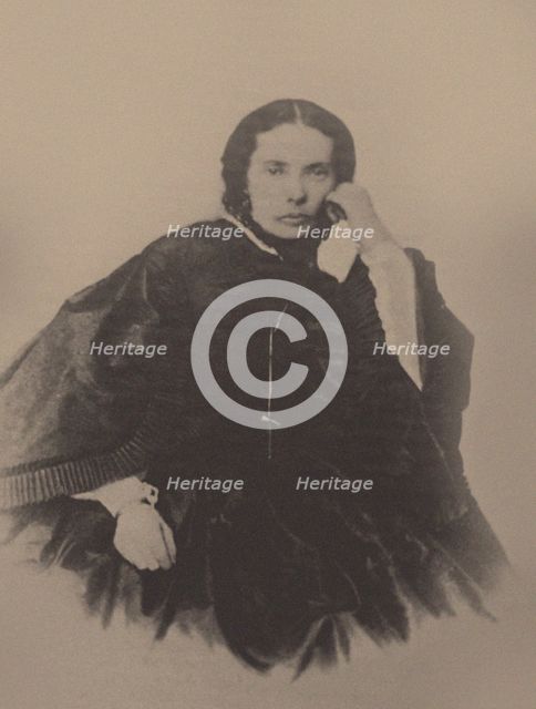 Maria Dmitrievna Isayeva (1824-1864), Dostoevsky's first wife, ca 1860.
