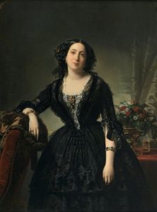 María Dolores de Aldama, Marchioness of Montelo, 1855. Creator: Federico de Madrazo y Kuntz