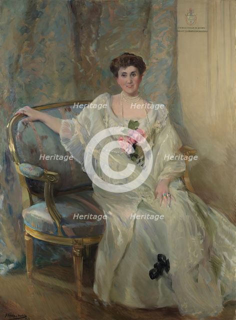 María de los Ángeles Beruete y Moret, Dowager Countess of Muguiro, 1904. Creator: Joaquin Sorolla y Bastida.