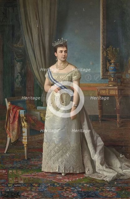 Maria de las Mercedes of Orléans, 1878. Creator: Manuel Ojeda y Siles.
