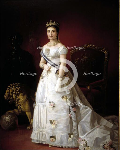 Maria de las Mercedes Orleans (1860-1878), wife of Alphonse XII.