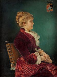 María de las Mercedes de Alcázar y Nero Vera de Aragón, Marchioness of Coquilla, 1880. Creator: Emilio Sala
