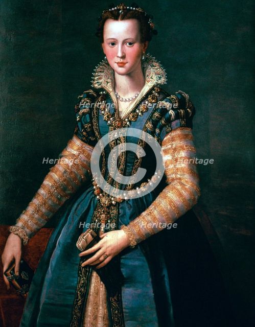 Maria de Medici, 1555. Creator: Alessandro Allori.