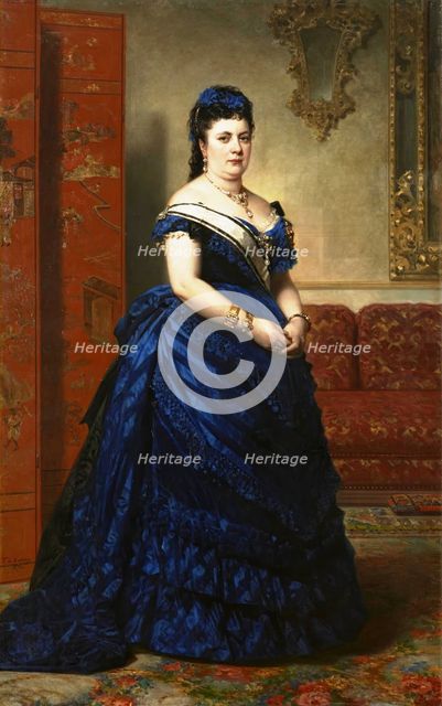 María del Carmen Hernández Espinosa de los Monteros, Duchess Consort of Santoña, 1873. Creator: Federico de Madrazo y Kuntz.