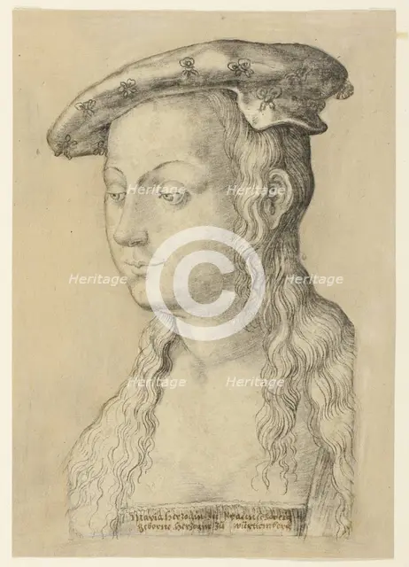 Maria Duchess of Brunswick, Born Duchess of Wurttemburg, n.d. Creator: Christoph Schwarz.