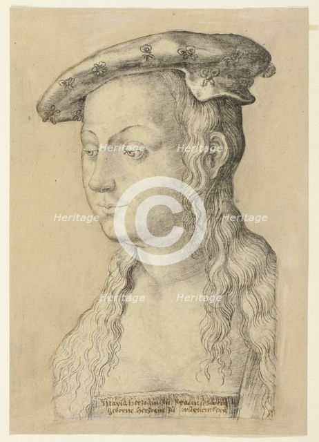 Maria Duchess of Brunswick, Born Duchess of Wurttemburg, n.d. Creator: Christoph Schwarz.