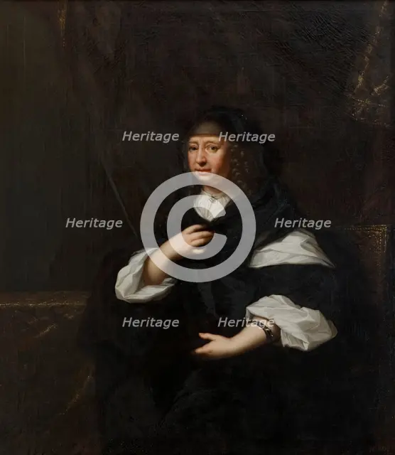 Maria Elisabet, 1610-1684, Princess of Saxony, Duchess of Holstein-Gottorp, 17th century. Creator: David Klocker Ehrenstrahl.