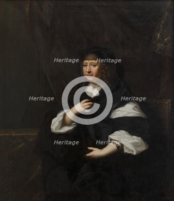 Maria Elisabet, 1610-1684, Princess of Saxony, Duchess of Holstein-Gottorp, 17th century. Creator: David Klocker Ehrenstrahl.