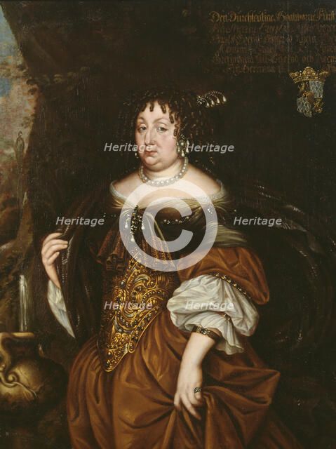 Maria Eufrosyne of Pfalz-Zweibrücken, 1625-1687, 17th century Creator: Anon.