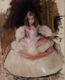 María Figueroa Dressed as a Menina 1901. Creator: Joaquin Sorolla y Bastida