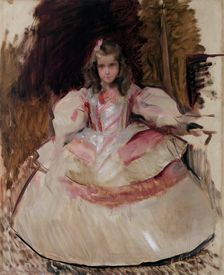 María Figueroa Dressed as a Menina 1901. Creator: Joaquin Sorolla y Bastida
