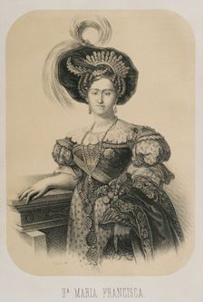 Maria Francisca of Braganza (1800-1834), Portuguese infanta of the House of Braganza..., 1886. Creator: Unknown